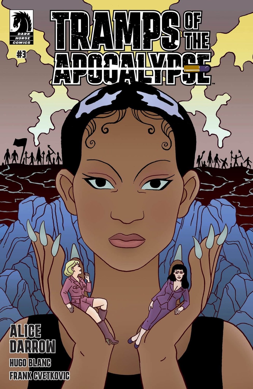 Tramps of the Apocalypse #3 cover by Alice Darrow